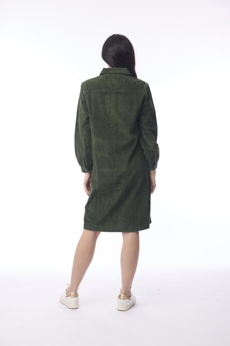 Orientique vakosametti mekko 21485 Military vihreä upea ajaton malli tuotekuva 1