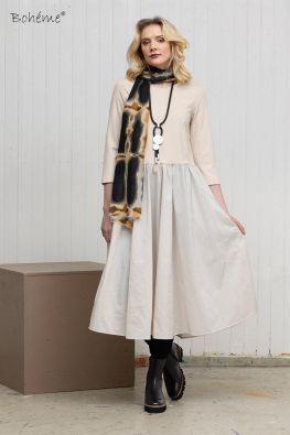 Boheme mekko 12761 puuteri/beige AIVAN ihastuttava mekko joka on monikäyttöinen ja ajaton