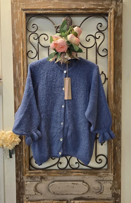 Marta du Chateau porroinen neulejakku 2413 Jeans farkun sininen todella mukava porroneule Erinomaisen hinta-laatusuhteen Marta du Chateau porroinen neulejakku 2413 Jeans farkun sininen todella mukava porroneule Erinomaisen hinta-laatusuhteen