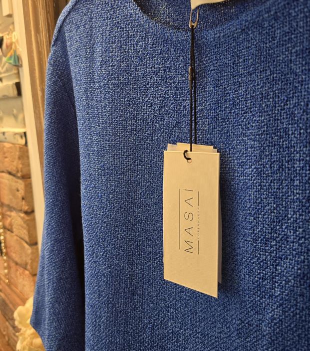 MASAI neulepaita Darmi Princess Blue klassikko laadusta mukava malli tuotekuva 2
