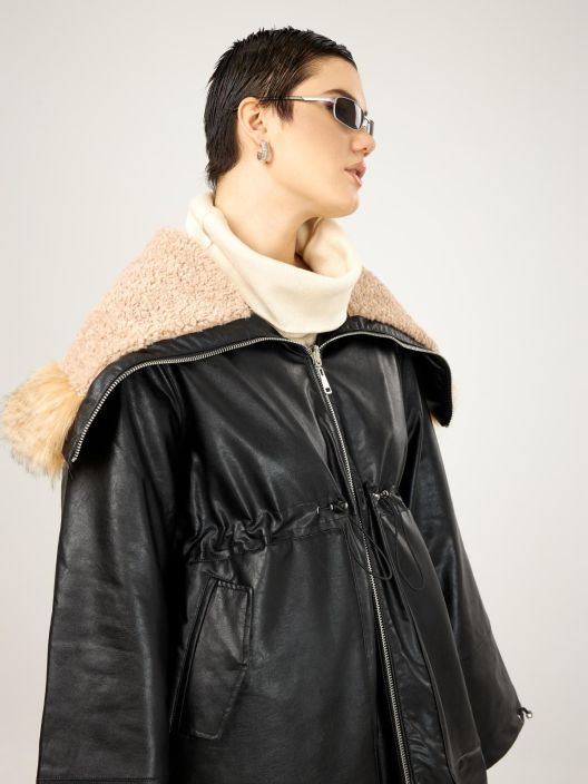 MAT takki 4001 / 8001 (Black) Tyylikas MAT takki jonka laatu on aivan nahan nakoinen ja tuntuinen. Ei kuitenkaan sisalla