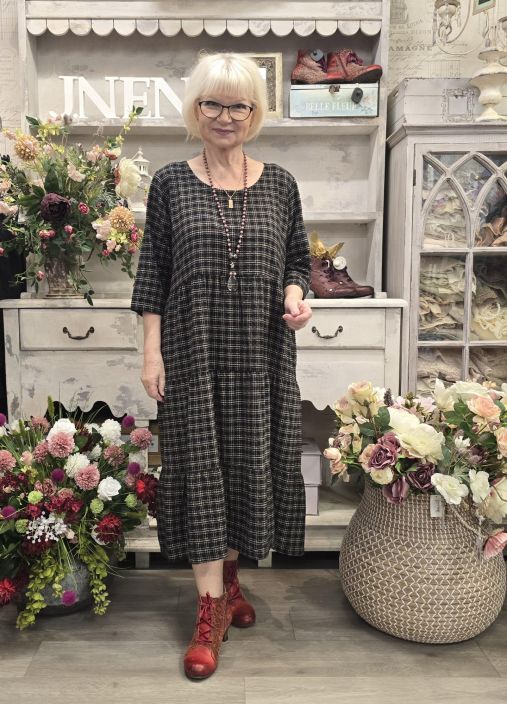 THING mekko 7324 Anthracite tummanharmaa ruutukuosi todella pehmea kangas Ajaton ruutukuosi ihanasta THING mekko 7324 Anthracite tummanharmaa ruutukuosi todella pehmea kangas Ajaton ruutukuosi ihanasta