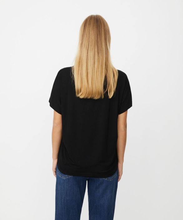 MASAI paita Badu Musta pehmeä jersey viskoosi tuotekuva 3