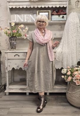 THING THING pellavamekko 7238 Natural tulppaanihelma pitkä