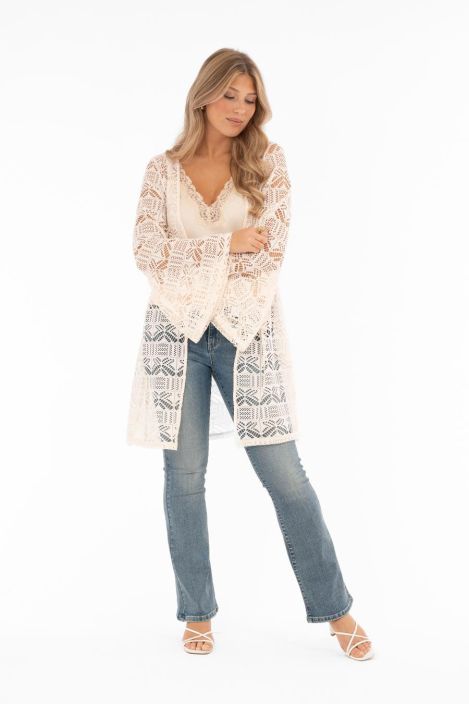 Capri Collection pitsijakku Nella offwhite romanttinen lisäys asuihin tuotekuva 1