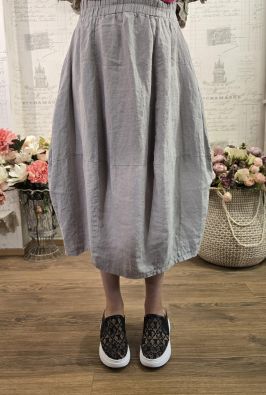 THING THING pellavahame 6933 Light grey uniikin sävyinen vaalean harmaa