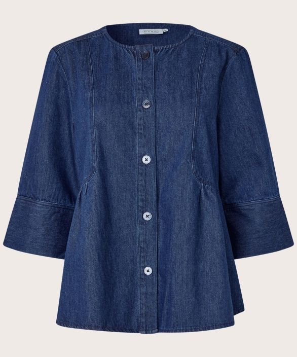 MASAI jakku Juvila Dark denim mukava farkkujakku uniikissa mallissa tuotekuva 5