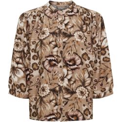 Marta du Chateau paita Destiny Ruskea/beige kukkakuosi