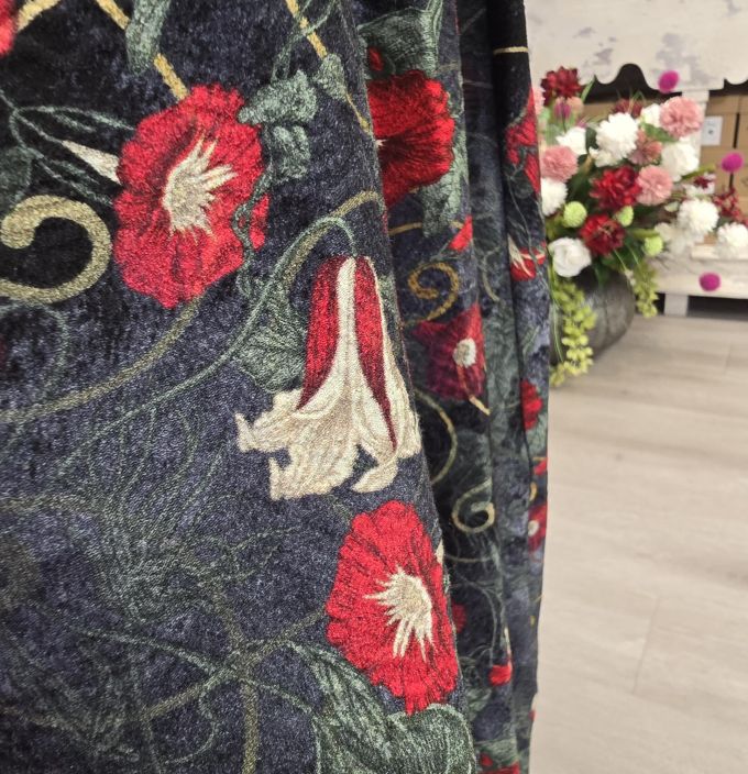 Aino mekko Filippa Clematis kukkakuosi joustava viskoosi tekstuurilla tuotekuva 7