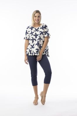 Orientique paita 42191 Nazca simppeli lehtikuosi, frillat