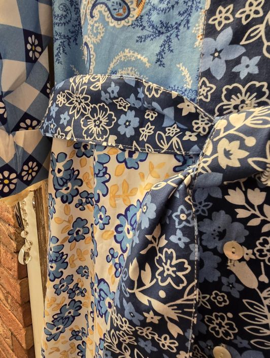Erfurt mekko 880003 Baby blue kesäinen popliini puuvilla tuotekuva 1