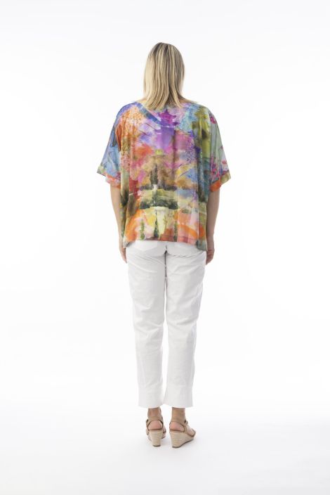 Orientique Boxy paita 72567 Scenic Digital Japani maisema kuosi tuotekuva 2