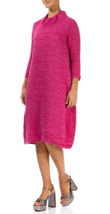 Grizas mekko 91754 Fuksia malliston klassikko tekstuuri tuotekuva 1