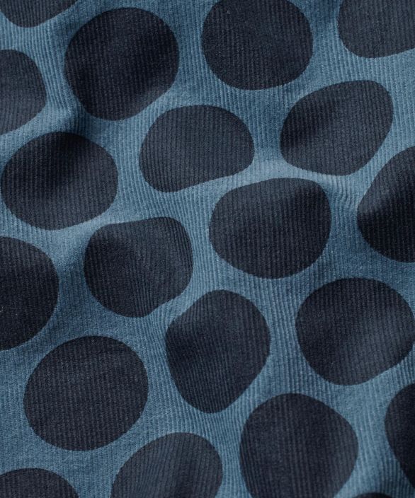 MASAI vakosametti täplä housut Pyrella Navy Blazer leveät mukavat housut tuotekuva 6
