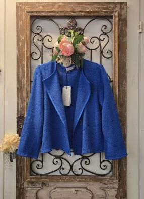 MASAI MASAI neulejakku Julitta Princess Blue rojaali sininen Upea klassikko