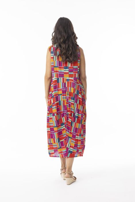 Orientique mekko 71599 Peru Bubble värikkäät raidat tuotekuva 3