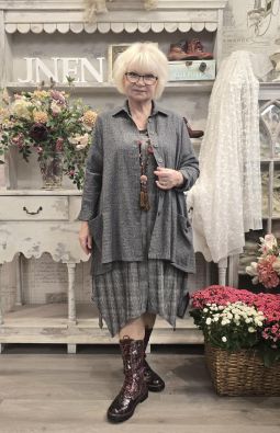 THING jakku 7079 Anthracite kaunis harmaa  tilava jakku joka kruunaa asut