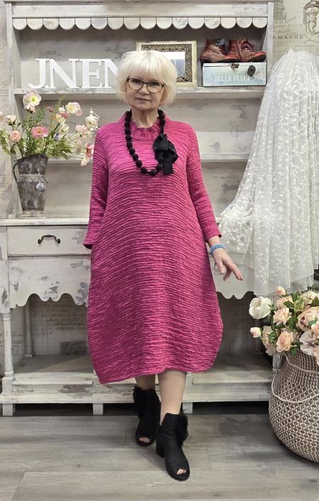 Grizas mekko 91754 Fuksia malliston klassikko tekstuuri tuotekuva 3