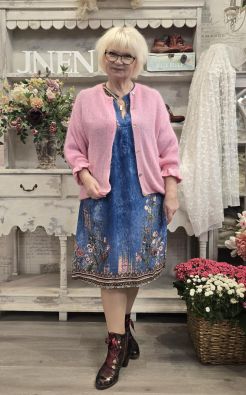 Marta du Château tunika 7474 sininen kaunis romanttinen kuosi