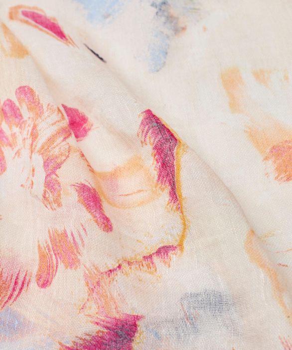 MASAI huivi Aisora Primrose pellava/puuvilla tuotekuva 3 MASAI huivi Aisora Primrose pellava/puuvilla tuotekuva 3