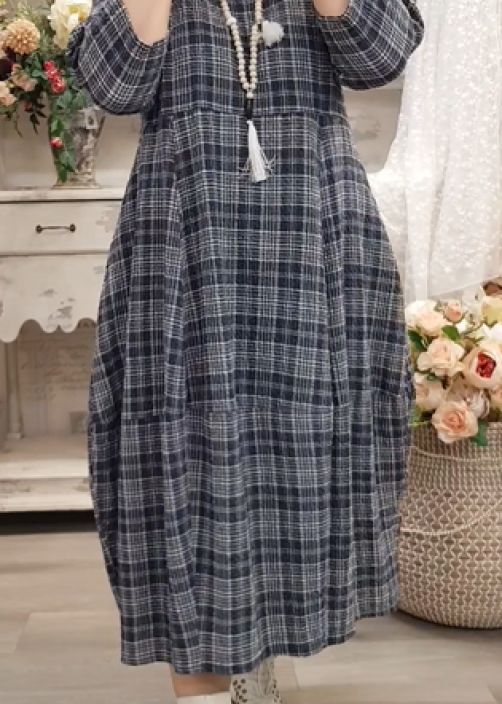 THING mekko 7195 Navy tummansininen kaunis ajaton ruutukuosi tuotekuva 6 THING mekko 7195 Navy tummansininen kaunis ajaton ruutukuosi tuotekuva 6