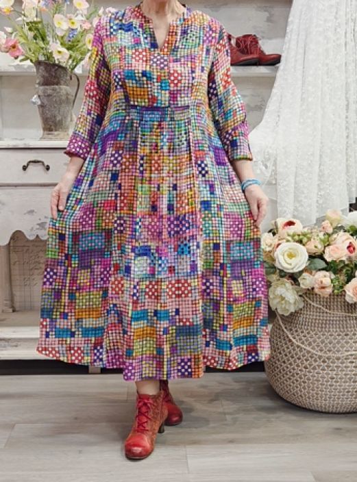 Sahara mekko GRD5196 Multi Colour Glass Tiles aivan upea värikäs ruutukuosi tuotekuva 1