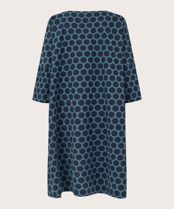 MASAI mekko Neo Navy Blazer sinisen sävyt täplissä puuvilla  vakosametissa tuotekuva 4