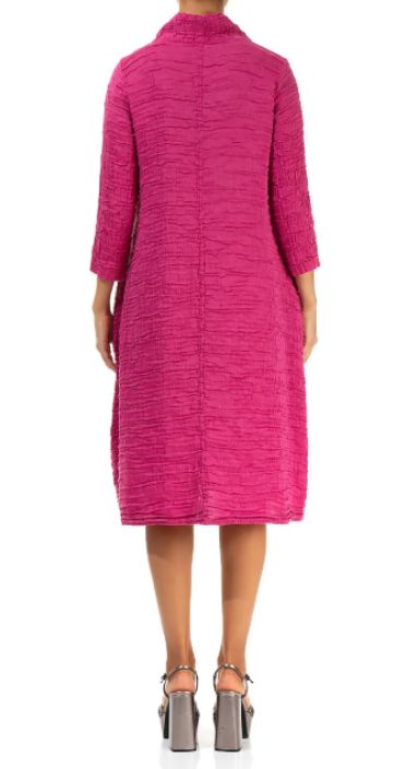 Grizas mekko 91754 Fuksia malliston klassikko tekstuuri tuotekuva 2