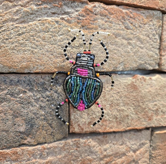 Erfurt koriste ötökkä hakaneulalla, käsityötä Petroli kuoriainen tuotekuva 2