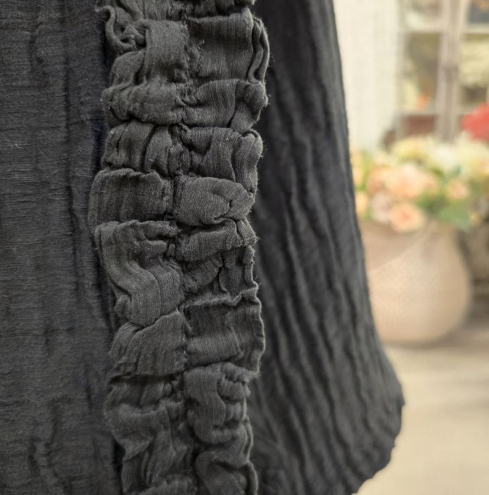 Grizas klassikko laatu jakku 71383 Musta Uniikki aaltoileva malli tuotekuva 6