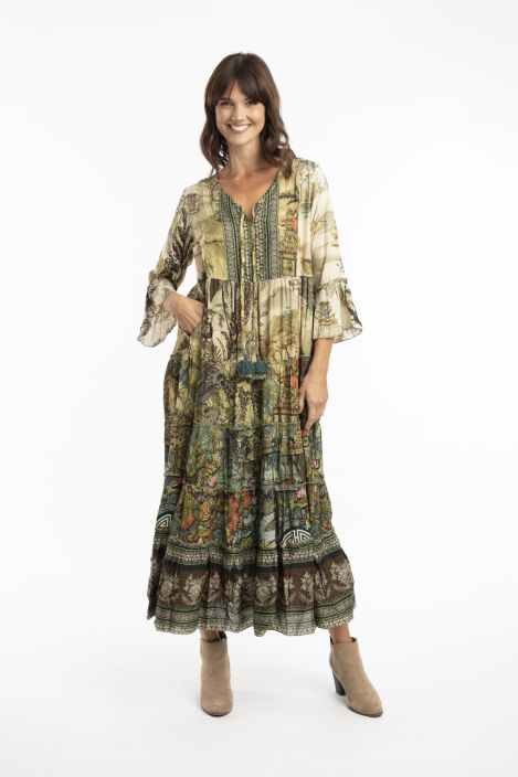 Escape maxi mekko 31009 Petropolis Layers pitkä ja näyttävä maxi mekko tuotekuva 2