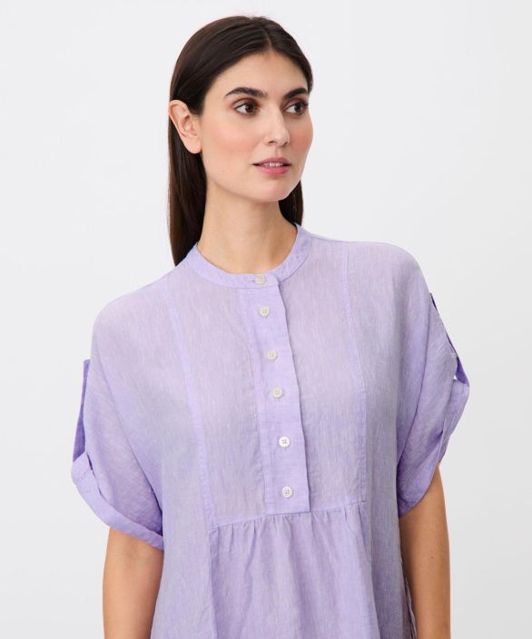 MASAI pellavamekko Oswalsa Lavender romanttiset rypytykset ilmavassa mekossa tuotekuva 2