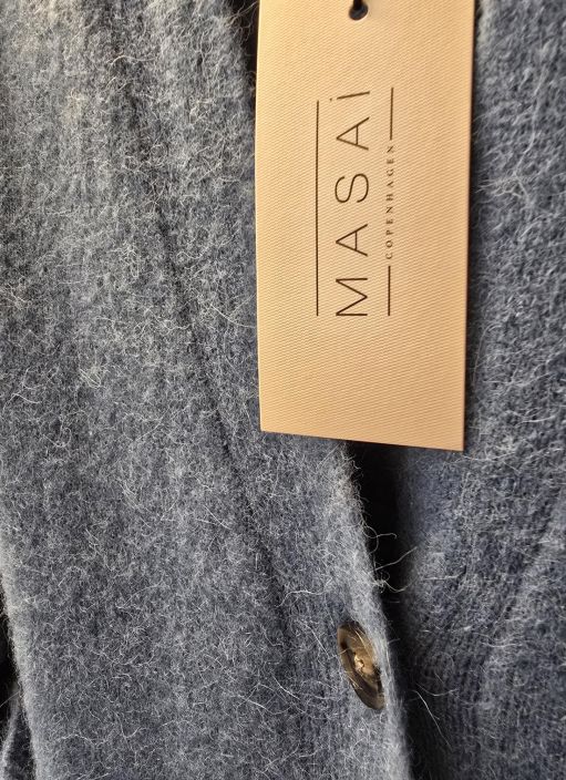 MASAI neulejakku Lettie Proven Blue kaunis sininen pehmeä neule tuotekuva 1