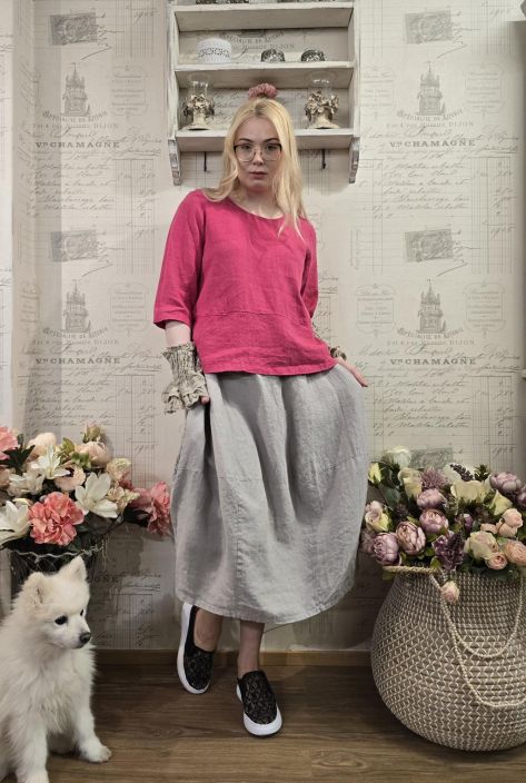 THING pellavapaita 6936 Lotus pinkki tuotekuva 2