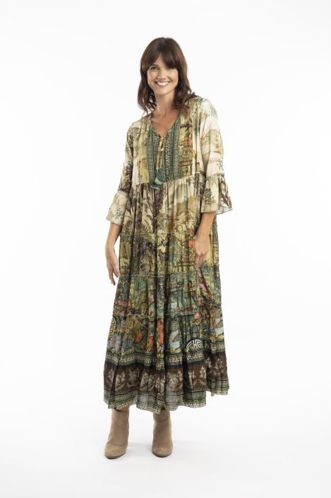 Escape maxi mekko 31009 Petropolis Layers pitkä ja näyttävä maxi mekko tuotekuva 1
