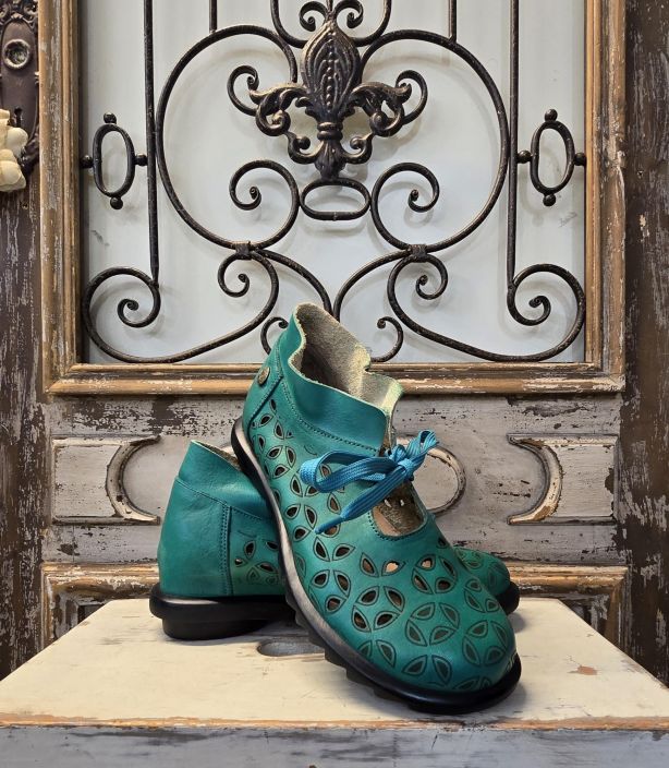 Laura Vita kesäkengät Cyrielle 30 Petroli romanttinen malli kesäksi tuotekuva 1