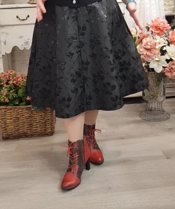 MASAI ihana hame Sophroni  Musta ihana kiiltävä kukkakuosi juhlaan tuotekuva 1