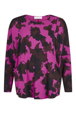 NOEN trikoopaita 84081 Fuksia ainutlaatuinen ylisuuri pusero