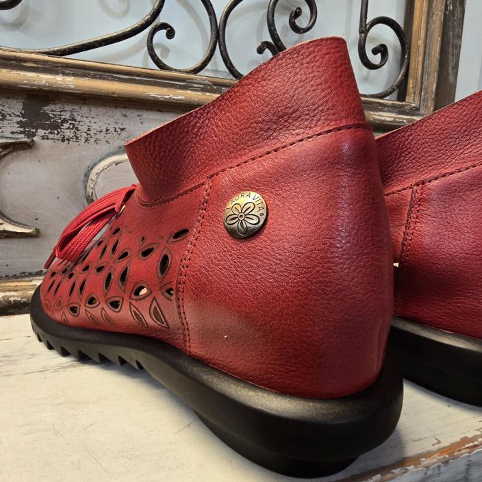 Laura Vita kesäkengät Cyrielle 30 Punainen romanttinen malli kesäksi tuotekuva 2