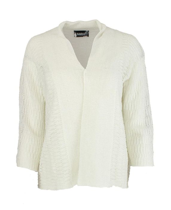 Boheme neulejakku B13184 Offwhite äärettömän mukava neulos tuotekuva 1 Boheme neulejakku B13184 Offwhite äärettömän mukava neulos tuotekuva 1