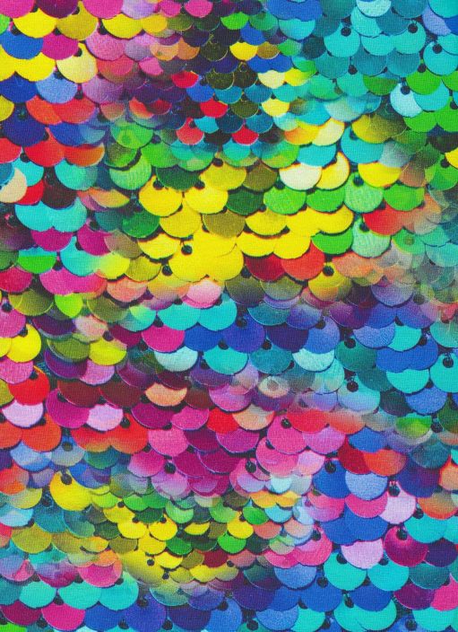 AINO tunika Diana Zekino uniikki värikäs paljettikuvio tuotekuva 5