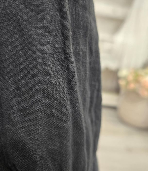 Grizas pellavatunika 52762 Musta tyylikäs ja romanttinen malli tuotekuva 6 Grizas pellavatunika 52762 Musta tyylikäs ja romanttinen malli tuotekuva 6