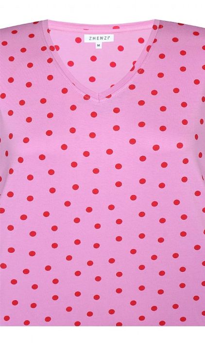 Zhenzi T-paita 200179 roosa Perus T-paita suositulta Zhenzilta jossa on ajaton ja tyylikas pallokuosi. Naisellinen