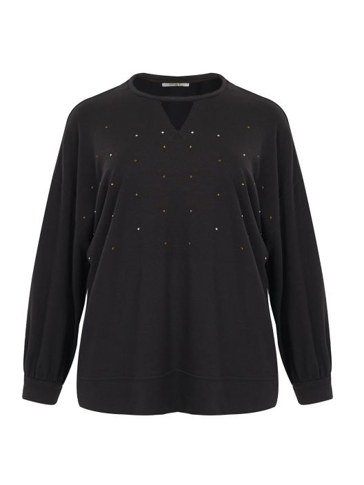 MAT neule 1053 / 8001 (Black) Ihanan pehmealla laadulla varusteltu MAT neule! Mallissa pyorea paantie, edessa pienet