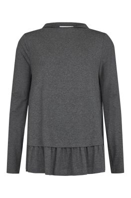 NOEN paita frillahelmalla 84054 Harmaa