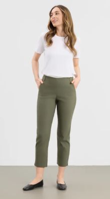 Laurie housut 100563 Taylor regular cropped Khaki mukava uusi laatu