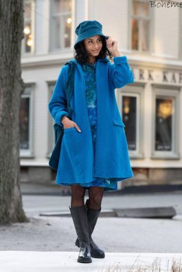 Boheme takki B13301 Turkoosi vuorellinen kevyt takki