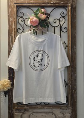 I'CONA I'CONA paita 64388 Valkoinen miellyttävän tuntuinen T-paita