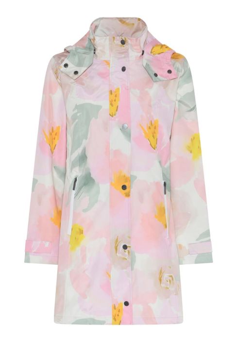 Etage sadetakki 1594 Flower kaunis kukkakuosillinen sadetakki muokattavilla yksityiskohdilla Miellyttavan muokattavuuden