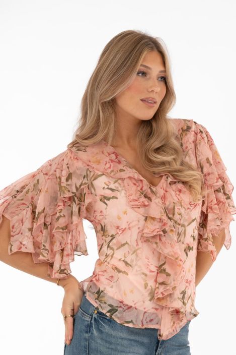 Capri Collection pusero Blossom Roosa kaunis paita sifongista vuorattu tuotekuva 7 Capri Collection pusero Blossom Roosa kaunis paita sifongista vuorattu tuotekuva 7